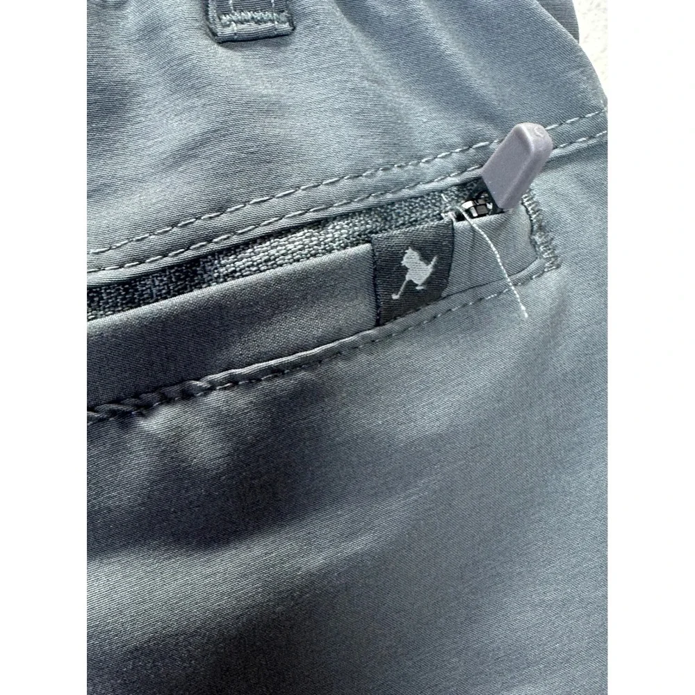 Birdie Bound‎ Men's Swim Trunks Size S P Ch Gray Elastic Waist Drawstring Ducks